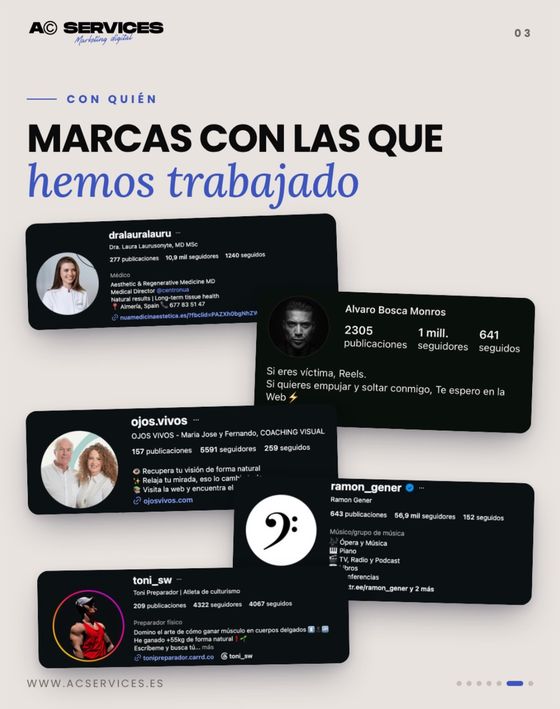Marcas con las que trabajamos